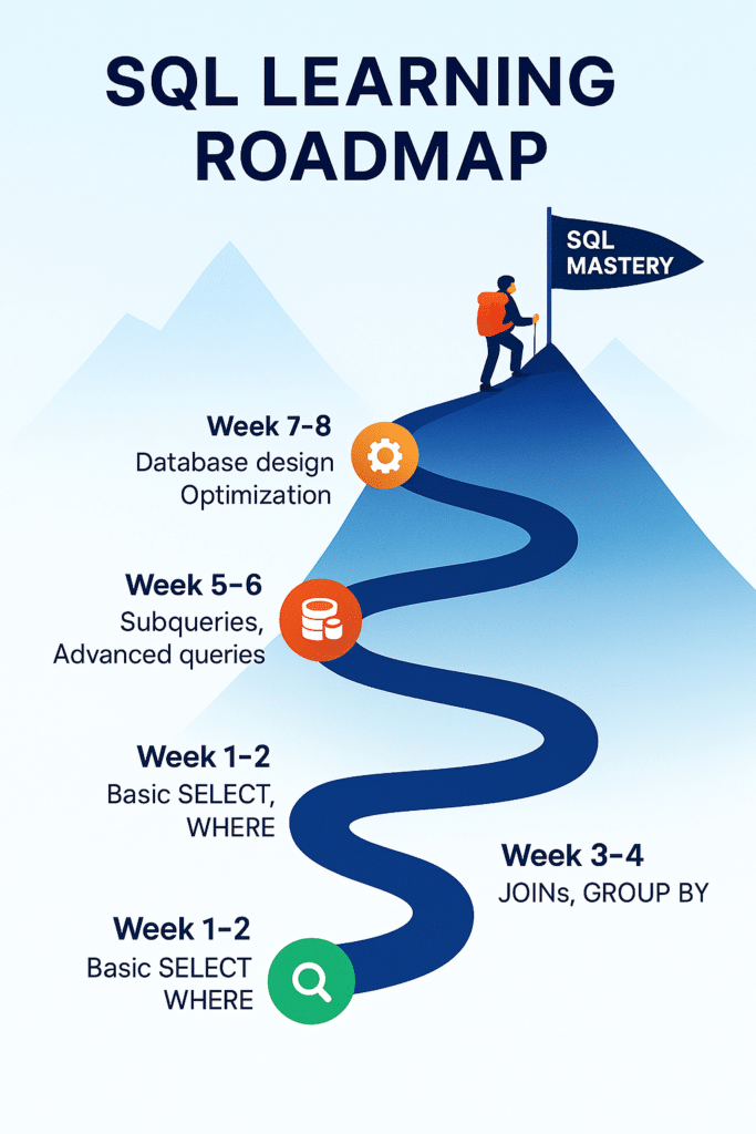 sql learning roadmap