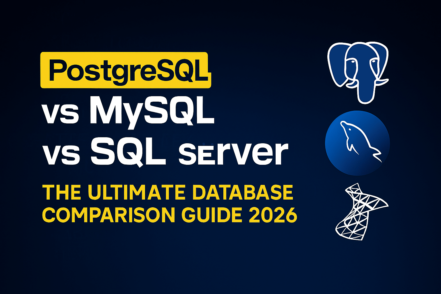postgrsql vs mysql vs sql server