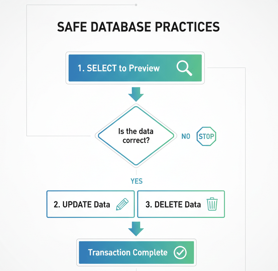 safe database practice