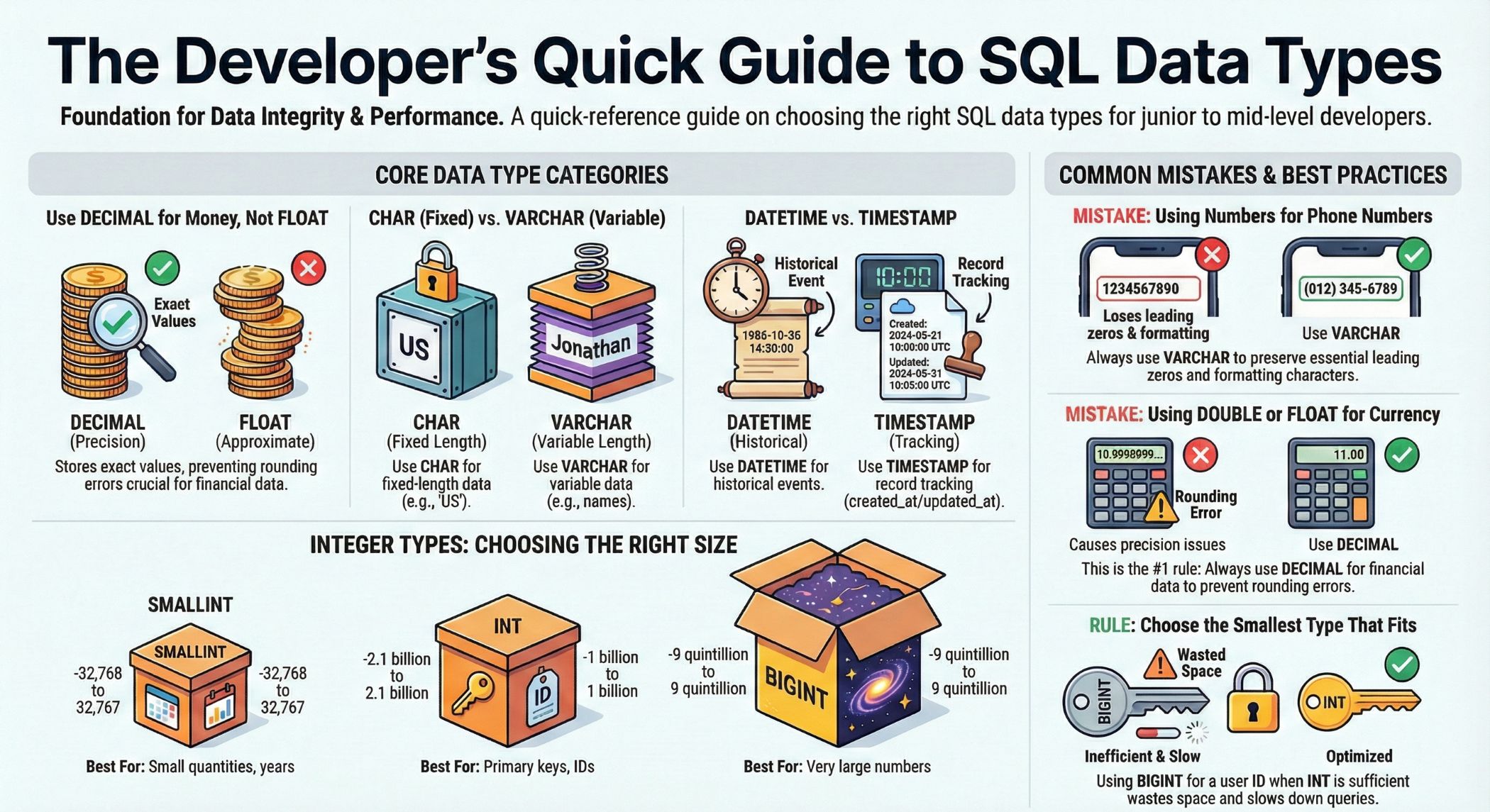 SQL data types